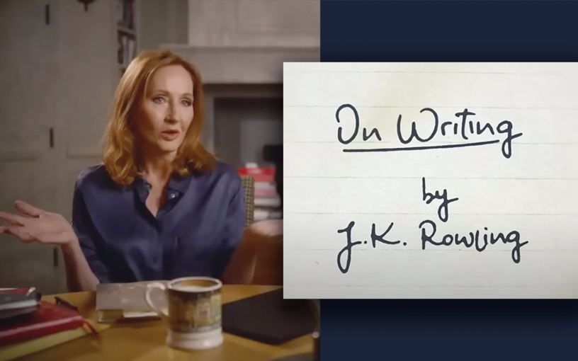 Джоан Роулинг поделилась секретами писательского мастерства
