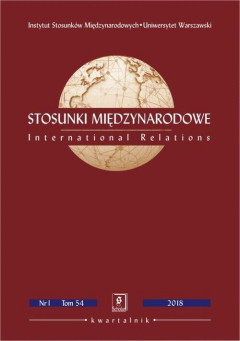 Книга Stosunki Międzynarodowe nr 1(54)/2018 на ReadRate.com книга Stosunki Międzynarodowe nr 1(54)/2018