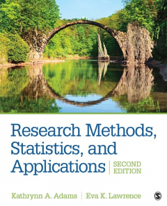 Книга Research Methods, Statistics, and Applications на ReadRate.com книга Research Methods, Statistics, and Applications