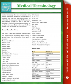 Книга Medical Terminology (Speedy Study Guides) на ReadRate.com книга Medical Terminology (Speedy Study Guides)