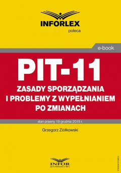 Книга PIT-11 – zasady sporządzania i problemy z wypełnianiem po zmianach на ReadRate.com книга PIT-11 – zasady sporządzania i problemy z wypełnianiem po zmianach