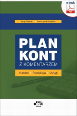 книга Plan kont z komentarzem – handel, produkcja, usługi
