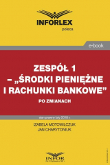 книга Zesp?ł 1– „Środki pieniężne i rachunki bankowe” po zmianach