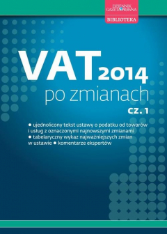 Книга VAT 2014 najnowsze zmiany cz. 1 на ReadRate.com книга VAT 2014 najnowsze zmiany cz. 1