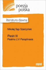 книга Pieśń III (Psalmu LVI Paraphrasis)
