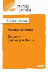 книга Do panny (Już się jask?łka...)