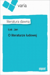 книга O literaturze ludowej