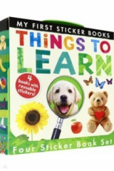 книга My First Sticker Books: Things to Learn (4-books)