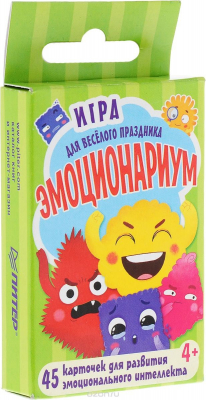 Книга Игра для весёлого праздника Эмоционариум. 45 карточек для развития эмоционального интеллекта на ReadRate.com книга Игра для весёлого праздника Эмоционариум. 45 карточек для развития эмоционального интеллекта