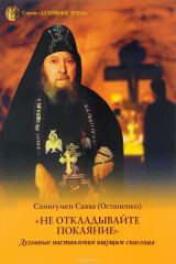 книга "Не откладывайте покаяние". Духовные наставления ищущим спасения