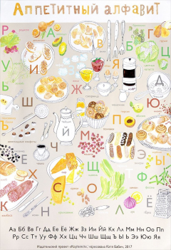 Книга Аппетитный алфавит. Плакат на ReadRate.com книга Аппетитный алфавит. Плакат