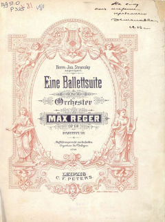 Книга Fine Ballettsuite fur Orchester v. Max Reger на ReadRate.com книга Fine Ballettsuite fur Orchester v. Max Reger