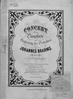 Книга Concert fur das Pianoforte mit Begleitung des Orchesters, comp. v. Johannes Brahms на ReadRate.com книга Concert fur das Pianoforte mit Begleitung des Orchesters, comp. v. Johannes Brahms