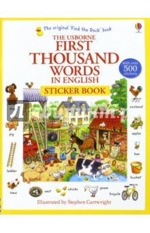Книга First 1000 Words in English - Sticker Book на ReadRate.com книга First 1000 Words in English - Sticker Book