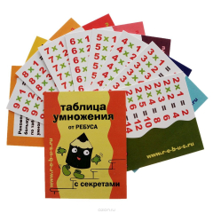 Книга Таблица умножения от Ребуса с секретами (набор карточек) на ReadRate.com книга Таблица умножения от Ребуса с секретами (набор карточек)