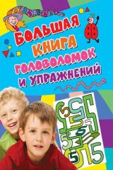 книга Большая книга головоломок и упражнений. Активити (голубая)