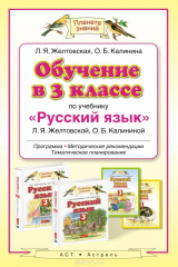 книга Обучение в 3 классе по учебнику "Русский язык". Программа, методические рекомендации, тематическое п