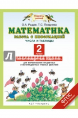 книга Математика. 2 класс. Работа с информацией