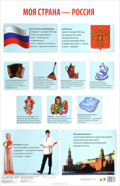 Книга Моя страна - Россия. Плакат на ReadRate.com книга Моя страна - Россия. Плакат
