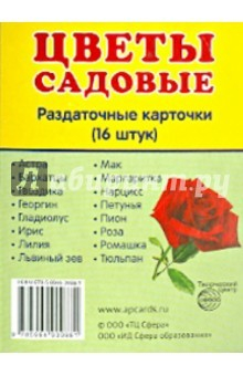 Книга Раздат. карточки "Цветы садовые" (63х87мм) на ReadRate.com книга Раздат. карточки "Цветы садовые" (63х87мм)