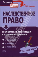 книга Наследственное право в схемах и таблицах с комментариями