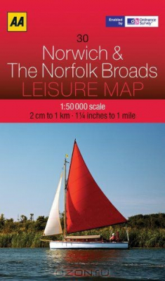 Книга Leisure Map Norwich & Norfolk Broads (Aa Leisure Maps) на ReadRate.com книга Leisure Map Norwich & Norfolk Broads (Aa Leisure Maps)