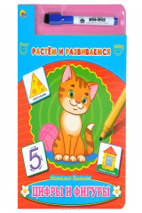 книга Цифры и фигуры. Книжка с маркером