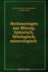 книга Herinneringen aan Blitong, historisch, lithologisch, mineralogisch .