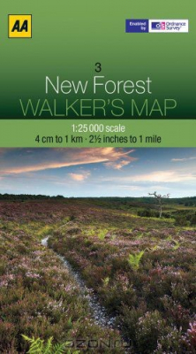 Книга Walker's Map New Forest на ReadRate.com книга Walker's Map New Forest