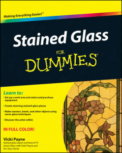 Книга Stained Glass For Dummies на ReadRate.com книга Stained Glass For Dummies