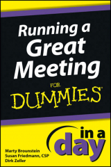 книга Running a Great Meeting In a Day For Dummies