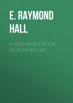 Книга A New Name for the Mexican Red Bat на ReadRate.com книга A New Name for the Mexican Red Bat