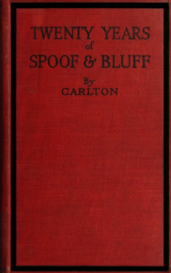 Книга Twenty Years of Spoof and Bluff на ReadRate.com книга Twenty Years of Spoof and Bluff