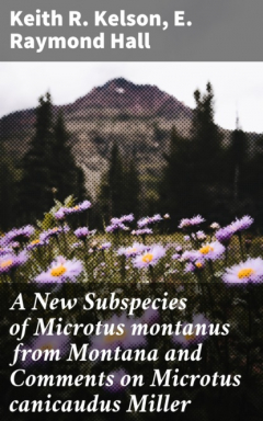 Книга A New Subspecies of Microtus montanus from Montana and Comments on Microtus canicaudus Miller на ReadRate.com книга A New Subspecies of Microtus montanus from Montana and Comments on Microtus canicaudus Miller