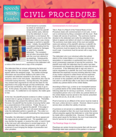 Книга Civil Procedure (Speedy Study Guides) на ReadRate.com книга Civil Procedure (Speedy Study Guides)