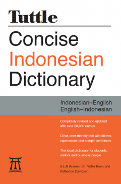 книга Tuttle Concise Indonesian Dictionary