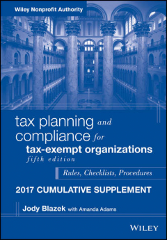 Книга Tax Planning and Compliance for Tax-Exempt Organizations, 2017 Cumulative Supplement на ReadRate.com книга Tax Planning and Compliance for Tax-Exempt Organizations, 2017 Cumulative Supplement