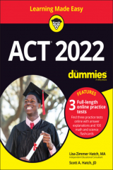 книга ACT 2022 For Dummies with Online Practice