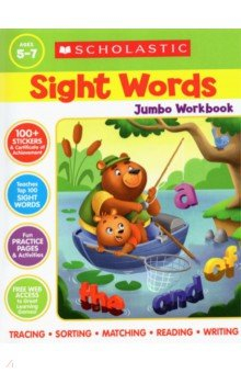 Книга Scholastic Sight Words Jumbo Workbook на ReadRate.com книга Scholastic Sight Words Jumbo Workbook