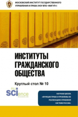 книга Институты гражданского общества. Круглый стол № 10. (Бакалавриат). Монография