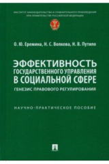 книга Эффективность государственного управления в социальной сфере. Генезис правового регулирования