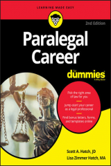 книга Paralegal Career For Dummies