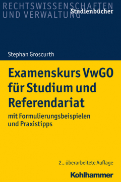 Книга Examenskurs VwGO f?r Studium und Referendariat на ReadRate.com книга Examenskurs VwGO f?r Studium und Referendariat