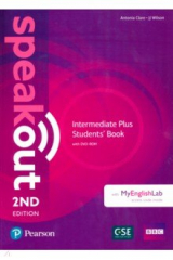 книга Speakout. Intermediate Plus. Students' Book with MyEnglishLab. + DVD-ROM