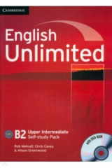 книга English Unlimited. Upper Intermediate. Self-study Pack. Workbook with DVD-ROM