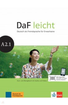 Книга DaF leicht A2.1. Deutsch als Fremdsprache für Erwachsene. Kurs- und Übungsbuch mit Audios und Videos на ReadRate.com книга DaF leicht A2.1. Deutsch als Fremdsprache für Erwachsene. Kurs- und Übungsbuch mit Audios und Videos