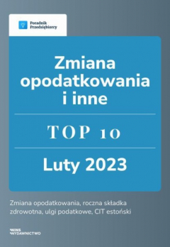 Книга Zmiana opodatkowania i inne. TOP 10 luty 2023 на ReadRate.com книга Zmiana opodatkowania i inne. TOP 10 luty 2023