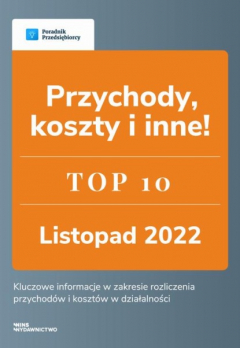 Книга Przychody, koszty i inne - TOP 10 Księgowość на ReadRate.com книга Przychody, koszty i inne - TOP 10 Księgowość