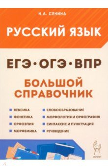 Книга Русский язык. Большой справочник для подготовки к ВПР, ОГЭ и ЕГЭ. 5–11-е классы на ReadRate.com книга Русский язык. Большой справочник для подготовки к ВПР, ОГЭ и ЕГЭ. 5–11-е классы