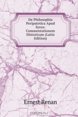 книга De Philosophia Peripatetica Apud Syros: Commentationem Historicam (Latin Edition)